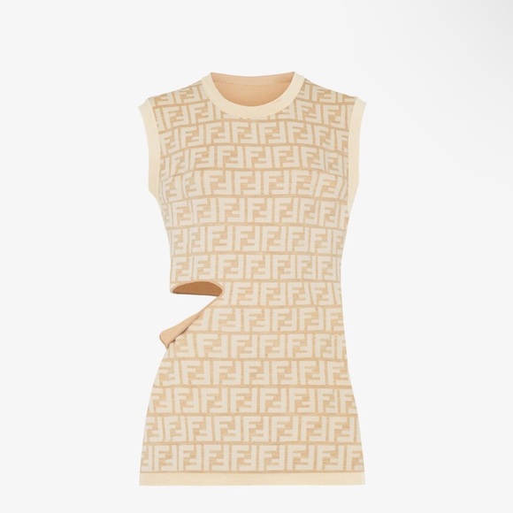 Fendi 'FF' reversible sleeveless top - Picture 1 of 3